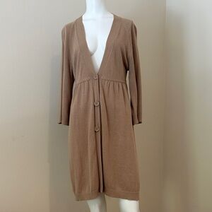 Studio M Tan Extra Small Cardigan Jacket Business Corporate